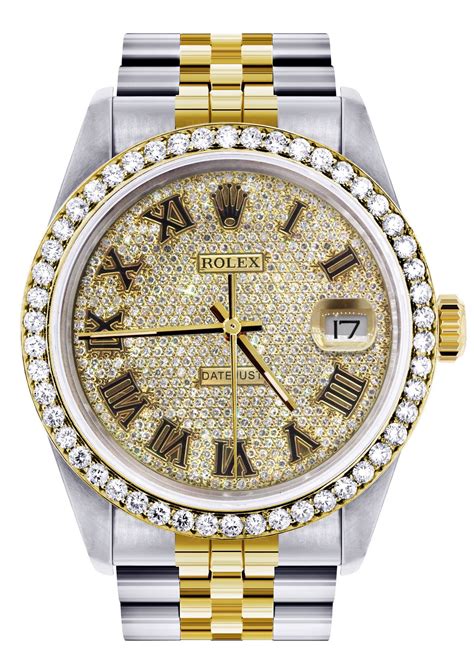 diamond and gold rolex watch|rolex full diamond prix.